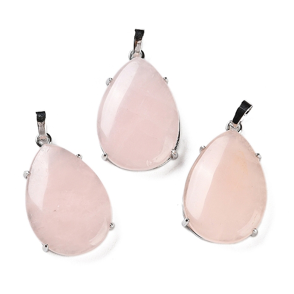 PandaHall Natural Rose Quartz Pendants, Brass Teardrop Charms, Platinum, Cadmium Free & Lead Free, 33x18x5~6mm, Hole: 5x4mm Rose Quartz...
PandaHall Natural Rose Quartz Pendants, Brass Teardrop Charms, Platinum, Cadmium Free & Lead Free, 33x18x5~6mm, Hole: 5x4mm Rose Quartz...