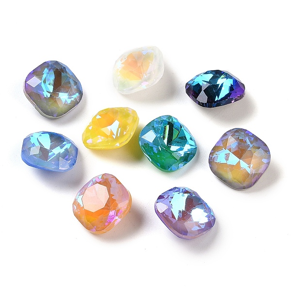 PandaHall Glass Rhinestone Cabochons, Point Back, Faceted, Square, Mixed Color, 10x10x6mm Glass Rhinestone Square Multicolor
PandaHall Glass Rhinestone Cabochons, Point Back, Faceted, Square, Mixed Color, 10x10x6mm Glass Rhinestone Square Multicolor