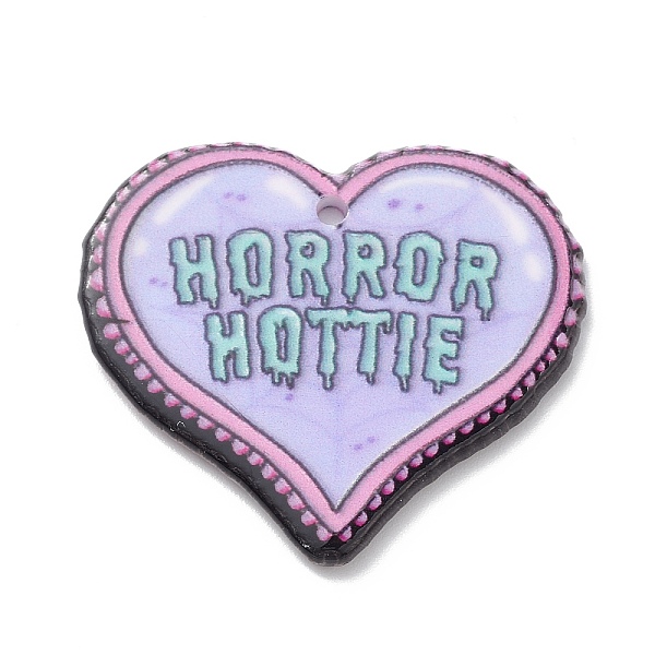 PandaHall Hallowen Acrylic Pendants, Pink, 31.5x36x2mm, Hole: 1.8mm Acrylic Heart Pink
PandaHall Hallowen Acrylic Pendants, Pink, 31.5x36x2mm, Hole: 1.8mm Acrylic Heart Pink