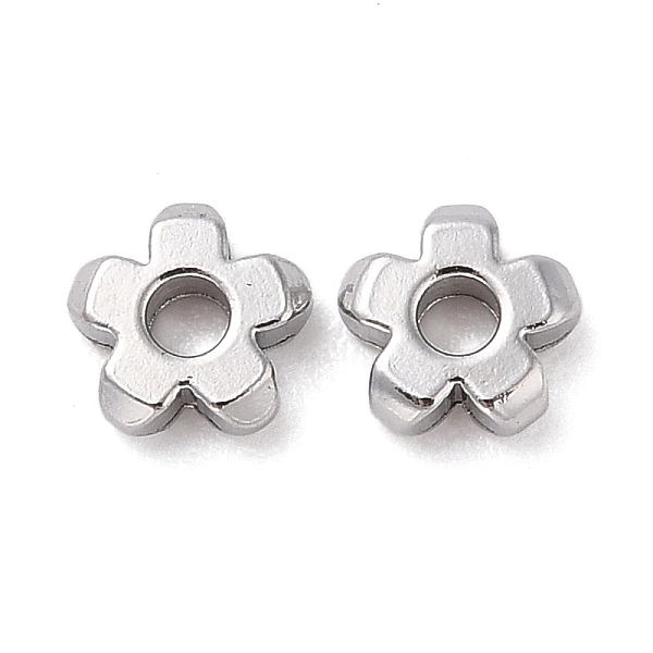 PandaHall 304 Stainless Steel Beads, Flower, Stainless Steel Color, 5.5x2mm, Hole: 1.8mm 304 Stainless Steel Flower
PandaHall 304 Stainless Steel Beads, Flower, Stainless Steel Color, 5.5x2mm, Hole: 1.8mm 304 Stainless Steel Flower