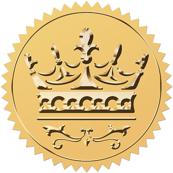 PandaHall CRASPIRE Crown Gold Foil Embossed Stickers Vintage 2" Self Adhesive Envelopes Seals Round Labels for Award Wedding Invitation...
PandaHall CRASPIRE Crown Gold Foil Embossed Stickers Vintage 2" Self Adhesive Envelopes Seals Round Labels for Award Wedding Invitation...