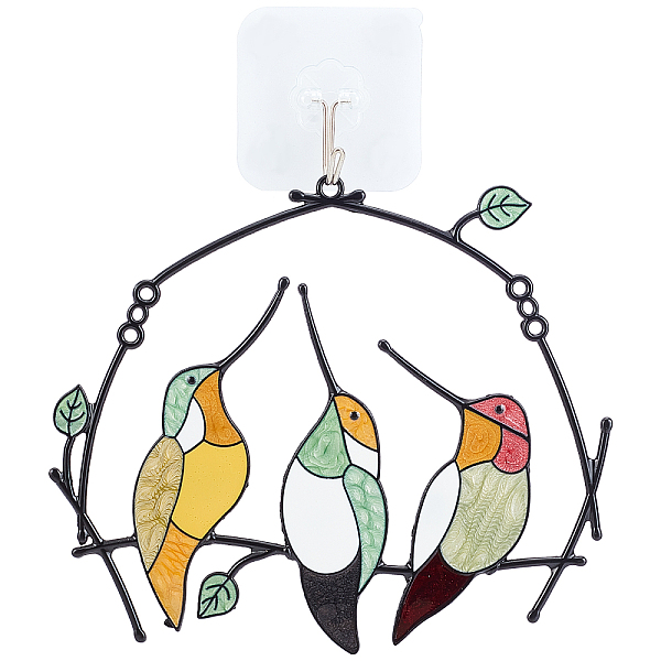 PandaHall Alloy Enamel Pendant Decoration, with Plastic Adhesive Hook, Bird, Colorful, 149x183x3mm, Hole: 5mm Alloy Bird
PandaHall Alloy Enamel Pendant Decoration, with Plastic Adhesive Hook, Bird, Colorful, 149x183x3mm, Hole: 5mm Alloy Bird