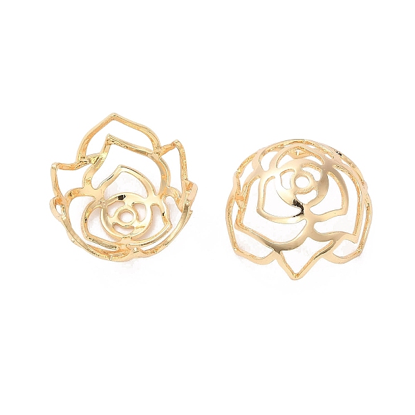 PandaHall Brass Bead Caps, Multi-Petal Flower, Rose, Real 18K Gold Plated, 16x9mm, Hole: 1.4mm Brass
PandaHall Brass Bead Caps, Multi-Petal Flower, Rose, Real 18K Gold Plated, 16x9mm, Hole: 1.4mm Brass