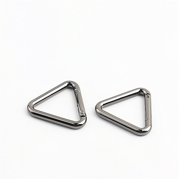 PandaHall Zinc Alloy Spring Gate Rings, for Handbag Purse Shoulder Strap Bag DIY Accessories, Triangle, Gunmetal, 4.6mm Alloy
PandaHall Zinc Alloy Spring Gate Rings, for Handbag Purse Shoulder Strap Bag DIY Accessories, Triangle, Gunmetal, 4.6mm Alloy
