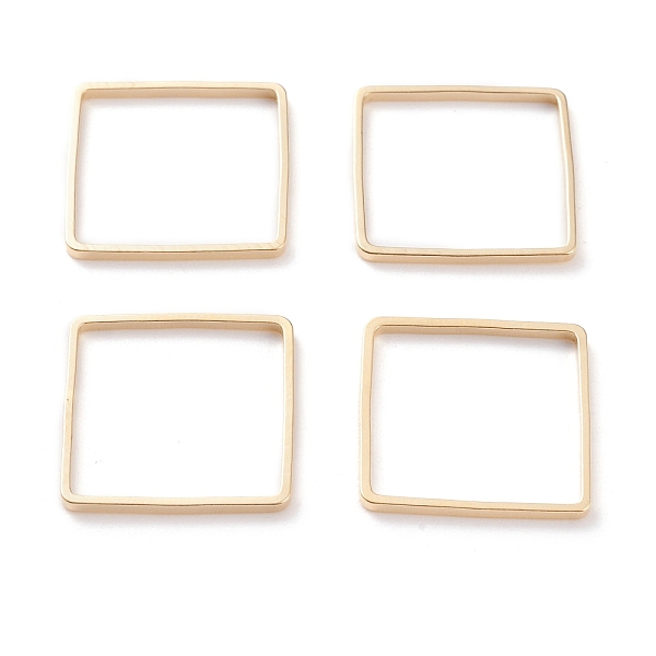 PandaHall Brass Linking Rings, Long-Lasting Plated, Square, Real 24K Gold Plated, 16.5x16.5x1mm, Inner Diameter: 15x15mm Brass Square
PandaHall Brass Linking Rings, Long-Lasting Plated, Square, Real 24K Gold Plated, 16.5x16.5x1mm, Inner Diameter: 15x15mm Brass Square