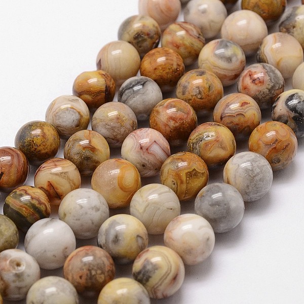 PandaHall Natural Crazy Lace Agate Beads Strands, Round, 8mm, Hole: 1mm, about 49pcs/strand, 15 inch Crazy Agate Round
PandaHall Natural Crazy Lace Agate Beads Strands, Round, 8mm, Hole: 1mm, about 49pcs/strand, 15 inch Crazy Agate Round
