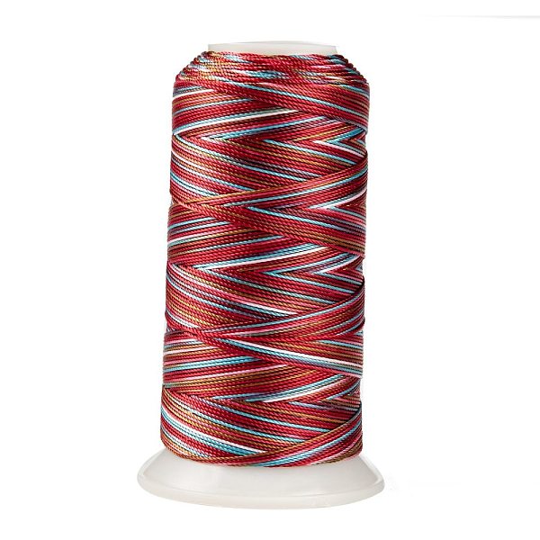 PandaHall Segment Dyed Round Polyester Sewing Thread, for Hand & Machine Sewing, Tassel Embroidery, Red, 3-Ply 0.2mm, about 1000m/roll...
PandaHall Segment Dyed Round Polyester Sewing Thread, for Hand & Machine Sewing, Tassel Embroidery, Red, 3-Ply 0.2mm, about 1000m/roll...