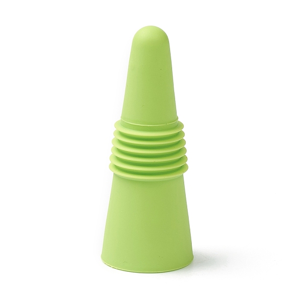 PandaHall Silicone Wine Bottle Stoppers, with Stainless Steel Findings inside, Cone, Yellow Green, 64x25mm Silicone Cone
PandaHall Silicone Wine Bottle Stoppers, with Stainless Steel Findings inside, Cone, Yellow Green, 64x25mm Silicone Cone