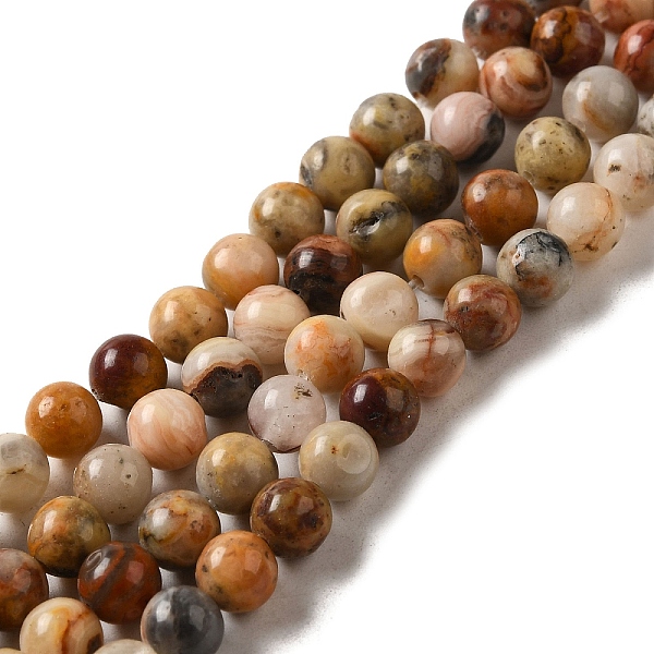 PandaHall Natural Crazy Lace Agate Round Bead Strands, 6mm, Hole: 1mm, about 31pcs/strand, 7.5 inch Crazy Agate Round
PandaHall Natural Crazy Lace Agate Round Bead Strands, 6mm, Hole: 1mm, about 31pcs/strand, 7.5 inch Crazy Agate Round