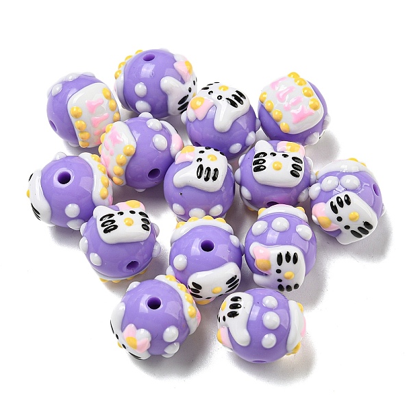 PandaHall Hand Painted Acrylic with Enamel Beads, Cartoon, Medium Purple, 15x17~18.5x18~20.5mm, Hole: 2.7mm Acrylic Others
PandaHall Hand Painted Acrylic with Enamel Beads, Cartoon, Medium Purple, 15x17~18.5x18~20.5mm, Hole: 2.7mm Acrylic Others