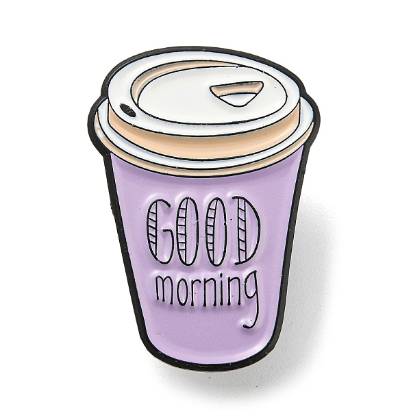 PandaHall Hot Drink Cup with Word Good Morning Enamel Pins, Black Alloy Badge for Women Men, Plum, 26.3x18.7x1.5mm Alloy+Enamel Tableware..., Purple
PandaHall Hot Drink Cup with Word Good Morning Enamel Pins, Black Alloy Badge for Women Men, Plum, 26.3x18.7x1.5mm Alloy+Enamel Tableware..., Purple