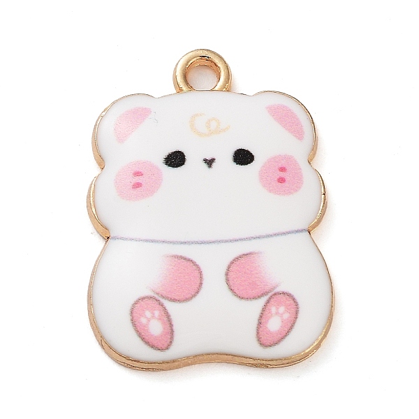PandaHall Rack Plating Alloy Enamel Pendants, Golden, Hamster Charm, Pearl Pink, 23x17x3mm, Hole: 2mm Alloy+Enamel Hamster
PandaHall Rack Plating Alloy Enamel Pendants, Golden, Hamster Charm, Pearl Pink, 23x17x3mm, Hole: 2mm Alloy+Enamel Hamster