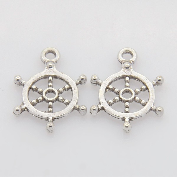 PandaHall Tibetan Style Alloy Pendants, Cadmium Free & Nickel Free & Lead Free, Helm, Antique Silver, 20x17.5x2mm, Hole: 2mm Alloy Anchor &...
PandaHall Tibetan Style Alloy Pendants, Cadmium Free & Nickel Free & Lead Free, Helm, Antique Silver, 20x17.5x2mm, Hole: 2mm Alloy Anchor &...