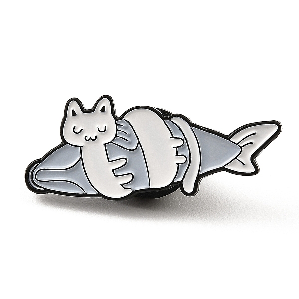PandaHall Alloy Enamel Pin, Cute Cartoon on Brooches, Electrophoresis Black, Cat Shape & Fish, 12x30.5x1.3mm Alloy+Enamel Cat Shape
PandaHall Alloy Enamel Pin, Cute Cartoon on Brooches, Electrophoresis Black, Cat Shape & Fish, 12x30.5x1.3mm Alloy+Enamel Cat Shape