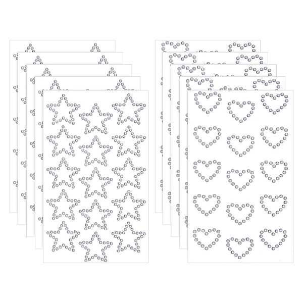 PandaHall GOMAKERER 10 Sheets Star Rhinestone Stickers, Self Adhesive Star Stickers Glitter Star Sticker Bling Crystal Sticker for Christmas..., Clear
PandaHall GOMAKERER 10 Sheets Star Rhinestone Stickers, Self Adhesive Star Stickers Glitter Star Sticker Bling Crystal Sticker for Christmas..., Clear