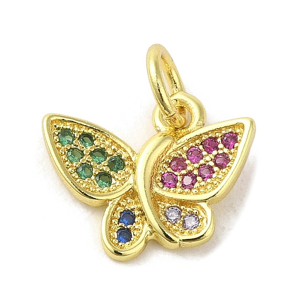 PandaHall Real 18K Gold Plated Brass Pave Cubic Zirconia Pendants, with Jump Rings, Butterfly, Colorful, 9.5x12x2mm, Hole: 3mm Brass+Cubic...
PandaHall Real 18K Gold Plated Brass Pave Cubic Zirconia Pendants, with Jump Rings, Butterfly, Colorful, 9.5x12x2mm, Hole: 3mm Brass+Cubic...