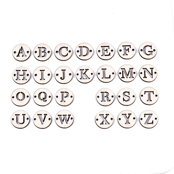PandaHall Unfinished Natural Poplar Wood Links Connectors, Laser Cut, Flat Round with Word, Random Mixed Letters, 19.5x2.5mm, Hole: 2mm Wood...
PandaHall Unfinished Natural Poplar Wood Links Connectors, Laser Cut, Flat Round with Word, Random Mixed Letters, 19.5x2.5mm, Hole: 2mm Wood...