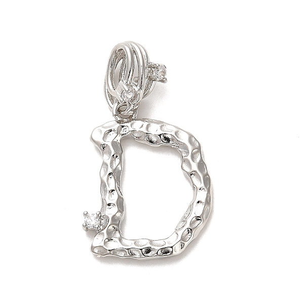 PandaHall Rack Plating Brass Micro Pave Cubic Zirconia European Dangle Charms, Large Hole Letter Pendant, Platinum, Long-Lasting Plated..., Clear
PandaHall Rack Plating Brass Micro Pave Cubic Zirconia European Dangle Charms, Large Hole Letter Pendant, Platinum, Long-Lasting Plated..., Clear