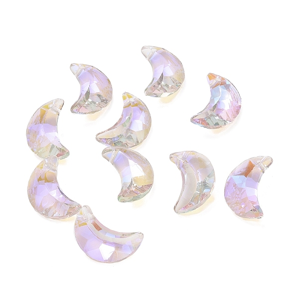 PandaHall Electroplate Transparent Glass Pendants, Back Plated, Faceted, Crescent Moon Charms, Lilac, 20x13x6mm, Hole: 1.2mm. Glass Moon..., Purple
PandaHall Electroplate Transparent Glass Pendants, Back Plated, Faceted, Crescent Moon Charms, Lilac, 20x13x6mm, Hole: 1.2mm. Glass Moon..., Purple