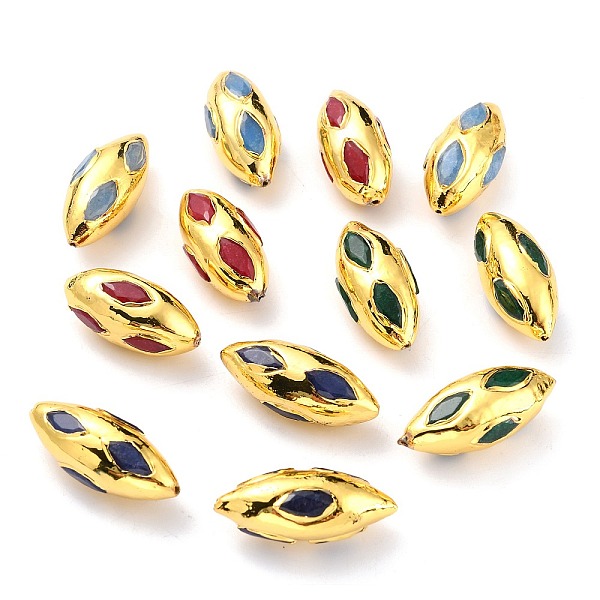 PandaHall Natural Quartz Beads, with Golden Brass Findings, Dyed, Oval, Mixed Color, 27~31x12~13x12~13mm, Hole: 1mm Other Quartz Oval..., Multicolor
PandaHall Natural Quartz Beads, with Golden Brass Findings, Dyed, Oval, Mixed Color, 27~31x12~13x12~13mm, Hole: 1mm Other Quartz Oval..., Multicolor
