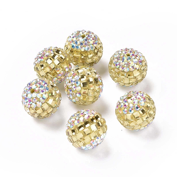 PandaHall Polymer Clay Rhinestone Beads, Pave Disco Ball Beads, Round, Gold Quartz, 16~17mm, Hole: 1.8mm Polymer Clay+Glass Rhinestone Round...
PandaHall Polymer Clay Rhinestone Beads, Pave Disco Ball Beads, Round, Gold Quartz, 16~17mm, Hole: 1.8mm Polymer Clay+Glass Rhinestone Round...