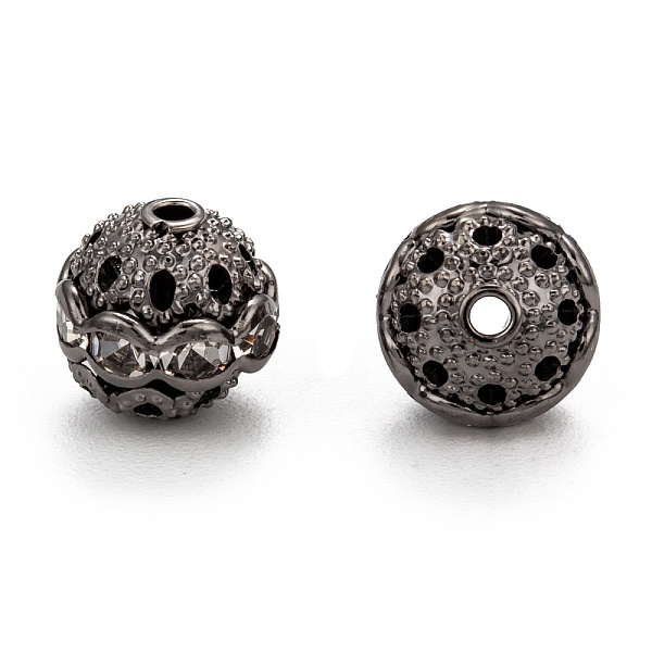 PandaHall Brass Rhinestone Beads, Grade A, Round, Gunmetal, Clear, Size: about 10mm in diameter, hole: 1.2mm Brass+Rhinestone Round Clear
PandaHall Brass Rhinestone Beads, Grade A, Round, Gunmetal, Clear, Size: about 10mm in diameter, hole: 1.2mm Brass+Rhinestone Round Clear