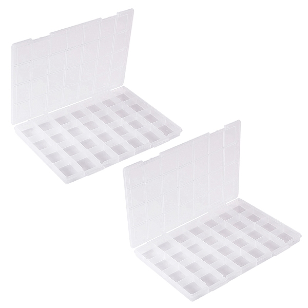 PandaHall Polypropylene(PP) Bead Storage Containers, 28 Compartments Organizer Boxes, with Hinged Lid, Rectangle, Clear, 22.5x13.3x1.4cm...
PandaHall Polypropylene(PP) Bead Storage Containers, 28 Compartments Organizer Boxes, with Hinged Lid, Rectangle, Clear, 22.5x13.3x1.4cm...