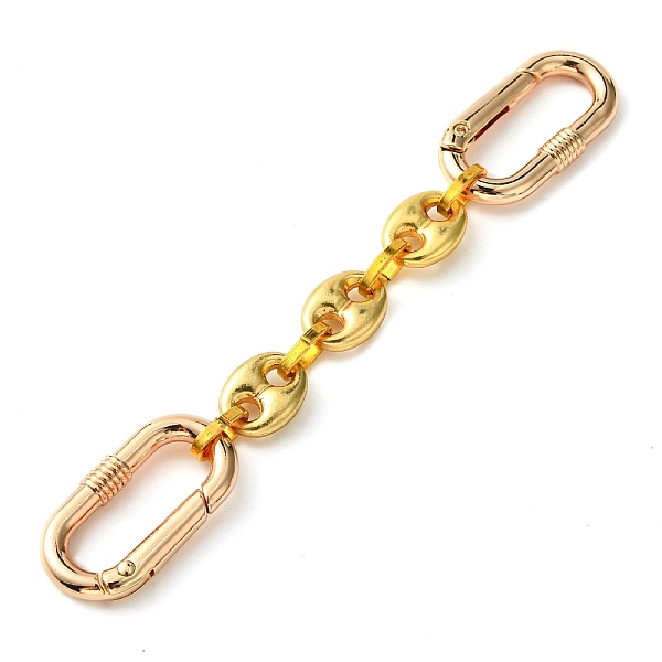 PandaHall Alloy Coffee Chain Link Purse Strap Extenders, with Spring Gate Rings, Golden, 12.1cm Alloy Oval
PandaHall Alloy Coffee Chain Link Purse Strap Extenders, with Spring Gate Rings, Golden, 12.1cm Alloy Oval