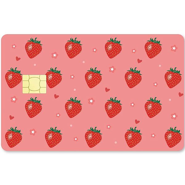 PandaHall PVC Plastic Waterproof Card Stickers, Self-adhesion Card Skin for Bank Card Decor, Rectangle, Strawberry, 186.3x137.3mm Plastic...
PandaHall PVC Plastic Waterproof Card Stickers, Self-adhesion Card Skin for Bank Card Decor, Rectangle, Strawberry, 186.3x137.3mm Plastic...