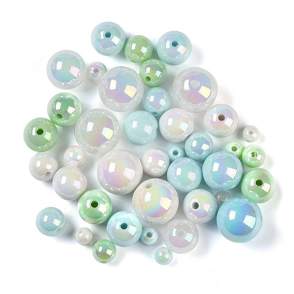 PandaHall Acrylic Beads-Plating, Round, Light Green, 6~15mm, Hole: 1.5mm Acrylic Round
PandaHall Acrylic Beads-Plating, Round, Light Green, 6~15mm, Hole: 1.5mm Acrylic Round