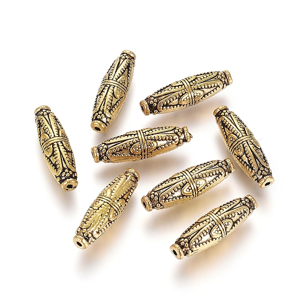 PandaHall Tibetan Style Alloy Beads, Rice, Antique Golden, 23.5x7mm, Hole: 1.4mm Alloy Rice
PandaHall Tibetan Style Alloy Beads, Rice, Antique Golden, 23.5x7mm, Hole: 1.4mm Alloy Rice