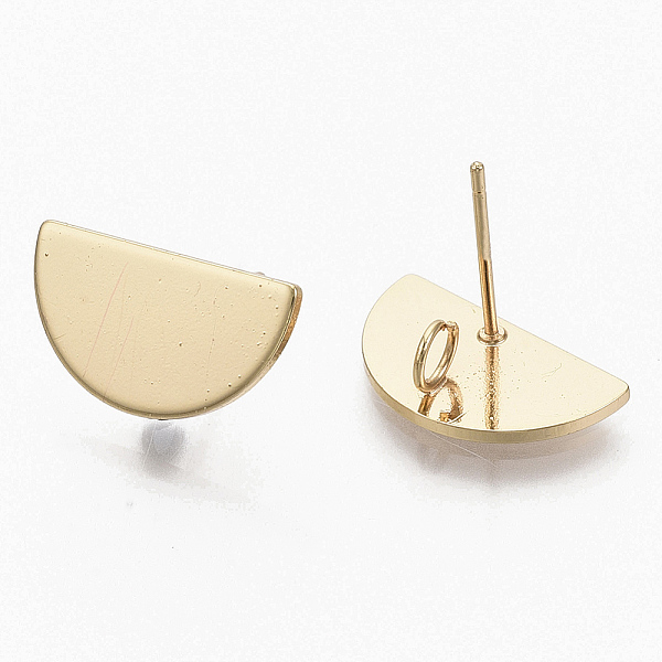 PandaHall Brass Stud Earring Findings, with Loop, Real 18K Gold Plated, Nickel Free, Watermelon, 9x16mm, Hole: 2.5mm, Pin: 0.8mm Brass...
PandaHall Brass Stud Earring Findings, with Loop, Real 18K Gold Plated, Nickel Free, Watermelon, 9x16mm, Hole: 2.5mm, Pin: 0.8mm Brass...