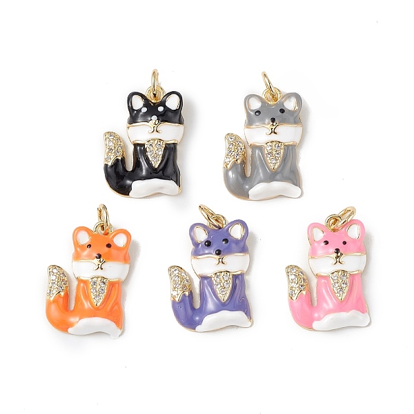PandaHall Rack Plating Brass Micro Pave Cubic Zirconia Pendants, with Enamel & Jump Ring, Lead Free & Cadmium Free, Long-Lasting Plated, Fox..., Multicolor
PandaHall Rack Plating Brass Micro Pave Cubic Zirconia Pendants, with Enamel & Jump Ring, Lead Free & Cadmium Free, Long-Lasting Plated, Fox..., Multicolor
