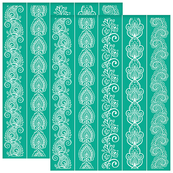 PandaHall OLYCRAFT 2Pcs 8.6x11 Inch Vintage Border Self-Adhesive Silk Screen Printing Stencil Mandala Floral Silk Screen Stencil Paisley..., Green
PandaHall OLYCRAFT 2Pcs 8.6x11 Inch Vintage Border Self-Adhesive Silk Screen Printing Stencil Mandala Floral Silk Screen Stencil Paisley..., Green