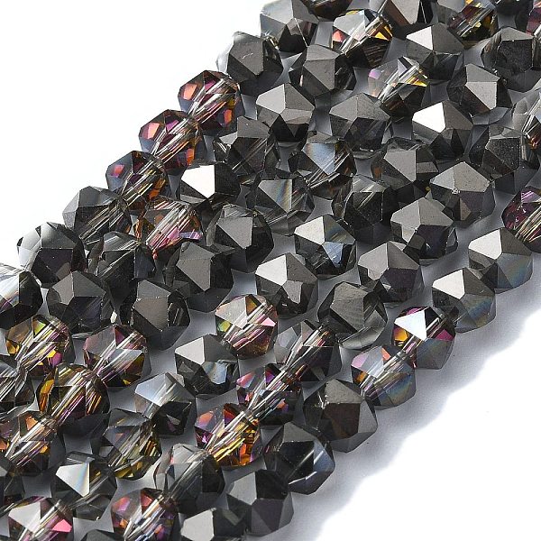 PandaHall Electroplate Glass Beads, Half Plated, Faceted, Polygon, Black, 6x6x5.5mm, Hole: 1.2mm, about 96~100pcs/strand, 20.08''~20.47''...
PandaHall Electroplate Glass Beads, Half Plated, Faceted, Polygon, Black, 6x6x5.5mm, Hole: 1.2mm, about 96~100pcs/strand, 20.08''~20.47''...