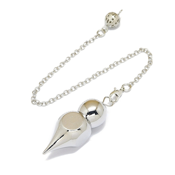 PandaHall Brass Dowsing Pendulum Big Pendants, Gourd Charm, Cadmium Free & Lead Free, Platinum, 230mm Brass Others
PandaHall Brass Dowsing Pendulum Big Pendants, Gourd Charm, Cadmium Free & Lead Free, Platinum, 230mm Brass Others