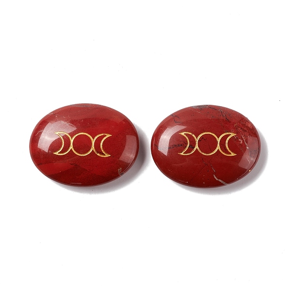 PandaHall Natural Red Jasper Healing Massage Palm Stones, Pocket Worry Stone, for Anxiety Stress Relief Therapy, Oval with Triple Moon...
PandaHall Natural Red Jasper Healing Massage Palm Stones, Pocket Worry Stone, for Anxiety Stress Relief Therapy, Oval with Triple Moon...