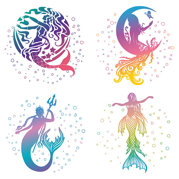 PandaHall GORGECRAFT 4 Styles Colorful Mermaid Window Decals Waterproof Non Adhesive Static Clings Round Window Film Sliding Door Glass...
PandaHall GORGECRAFT 4 Styles Colorful Mermaid Window Decals Waterproof Non Adhesive Static Clings Round Window Film Sliding Door Glass...