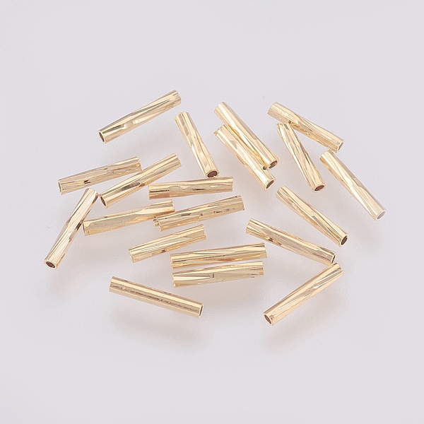 PandaHall Brass Tube Beads, Nickel Free, Real 18K Gold Plated, 8.5x1.5mm, Hole: 1mm Brass Tube
PandaHall Brass Tube Beads, Nickel Free, Real 18K Gold Plated, 8.5x1.5mm, Hole: 1mm Brass Tube