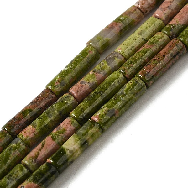 PandaHall Natural Unakite Beads Strands, Column, 13.5~14x4~4.5mm, Hole: 1.2mm, about 28pcs/strand, 15.16''(38.5cm) Unakite Column
PandaHall Natural Unakite Beads Strands, Column, 13.5~14x4~4.5mm, Hole: 1.2mm, about 28pcs/strand, 15.16''(38.5cm) Unakite Column