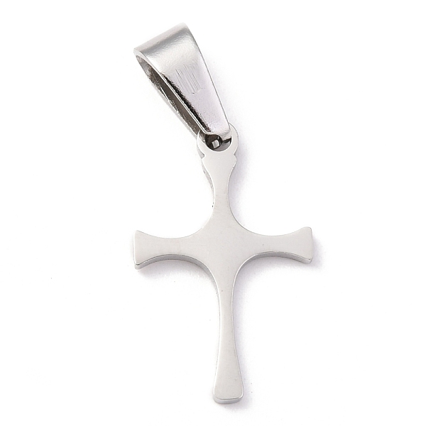 PandaHall 304 Stainless Steel Pendants, Cross, Stainless Steel Color, 20x12x1.2mm, Hole: 3.5x7mm 304 Stainless Steel Cross
PandaHall 304 Stainless Steel Pendants, Cross, Stainless Steel Color, 20x12x1.2mm, Hole: 3.5x7mm 304 Stainless Steel Cross