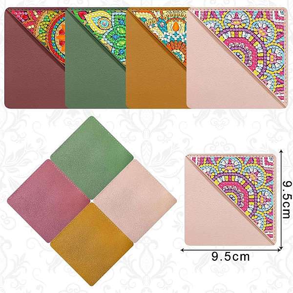 PandaHall DIY Diamond Painting Bookmark Kits, with Resin Rhinestones, Diamond Sticky Pen, Tray Plate and Glue Clay, Mixed Color, 95x95mm..., Multicolor
PandaHall DIY Diamond Painting Bookmark Kits, with Resin Rhinestones, Diamond Sticky Pen, Tray Plate and Glue Clay, Mixed Color, 95x95mm..., Multicolor