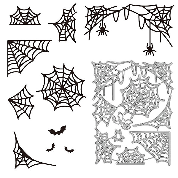 PandaHall GLOBLELAND 1Set 9Pcs Halloween Spider Web Cutting Dies for DIY Scrapbooking Metal Halloween Bat Die Cuts Embossing Stencils...
PandaHall GLOBLELAND 1Set 9Pcs Halloween Spider Web Cutting Dies for DIY Scrapbooking Metal Halloween Bat Die Cuts Embossing Stencils...