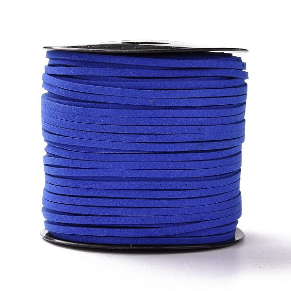 PandaHall Eco-Friendly Faux Suede Cord, Faux Suede Lace, Blue, 3.0x1.4mm, about 90m/roll Faux Suede Blue
PandaHall Eco-Friendly Faux Suede Cord, Faux Suede Lace, Blue, 3.0x1.4mm, about 90m/roll Faux Suede Blue