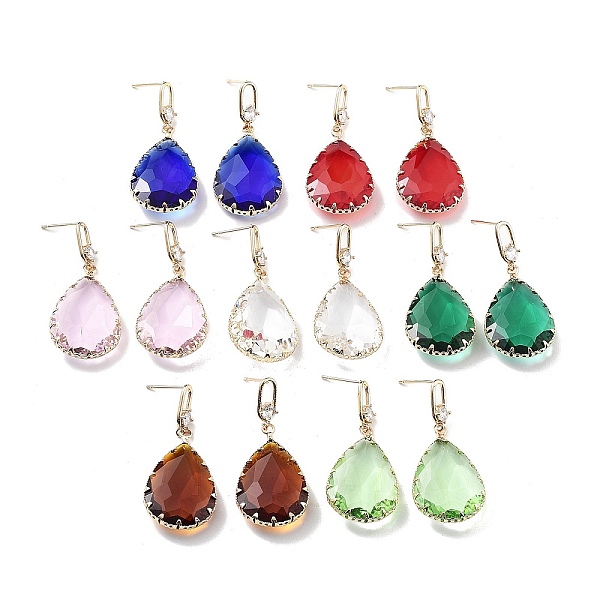 PandaHall Light Gold Brass Stud Earrings, Glass Teardrop Drop Earrings, Mixed Color, 43x19mm Glass Teardrop Multicolor
PandaHall Light Gold Brass Stud Earrings, Glass Teardrop Drop Earrings, Mixed Color, 43x19mm Glass Teardrop Multicolor