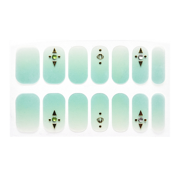 PandaHall Full Cover Nombre Nail Stickers, Self-Adhesive, for Nail Tips Decorations, Aquamarine, 24x8mm, 14pcs/sheet Paper Others Green
PandaHall Full Cover Nombre Nail Stickers, Self-Adhesive, for Nail Tips Decorations, Aquamarine, 24x8mm, 14pcs/sheet Paper Others Green