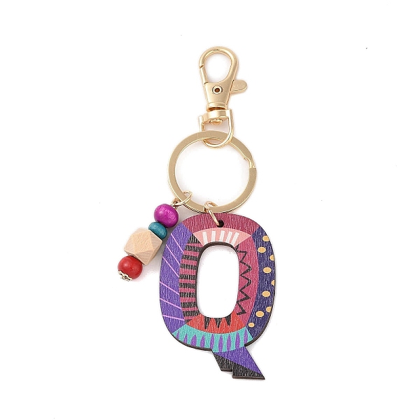 PandaHall Wood Keychain, with Dye & Iron Key Ring, Letter Q, 11.6~12.1cm Wood Letter Q
PandaHall Wood Keychain, with Dye & Iron Key Ring, Letter Q, 11.6~12.1cm Wood Letter Q