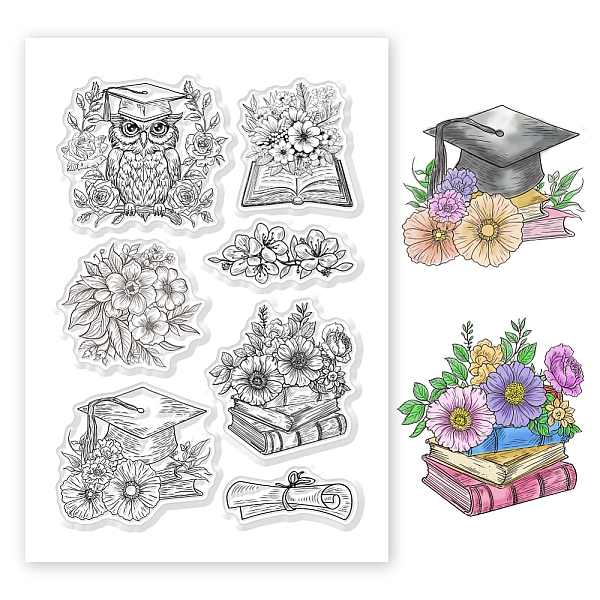 PandaHall GLOBLELAND Owl Graduation Cap Clear Stamps for DIY Scrapbooking Books Flowers Silicone Stamp Seals Transparent Stamps for Cards...
PandaHall GLOBLELAND Owl Graduation Cap Clear Stamps for DIY Scrapbooking Books Flowers Silicone Stamp Seals Transparent Stamps for Cards...