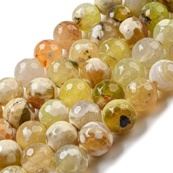 PandaHall Faceted Natural Fire Crackle Agate Beads Strands, Round, Dyed & Heated, Goldenrod, 12mm, Hole: 1.6mm, about 31pcs/strand, 14.76''..., Gold
PandaHall Faceted Natural Fire Crackle Agate Beads Strands, Round, Dyed & Heated, Goldenrod, 12mm, Hole: 1.6mm, about 31pcs/strand, 14.76''..., Gold