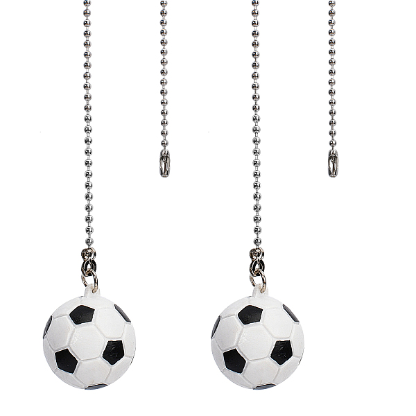 PandaHall Plastic Pendant Decoration, with Brass Ball Chain, Football, White, 360mm Brass Sports White
PandaHall Plastic Pendant Decoration, with Brass Ball Chain, Football, White, 360mm Brass Sports White